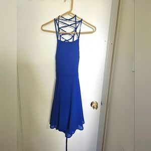 Blue lulus mini dress